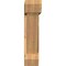 Ekena Millwork Traditional Slat Smooth Bracket w/ Offset Brace, Western Red Cedar, 7 1/2"W x 32"D x 32"H BKT0806X32X32TRA06SWR - alternate 4